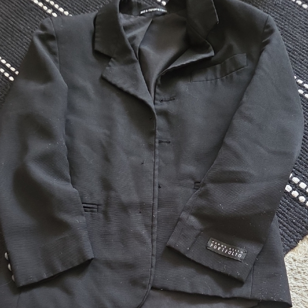 Perry Ellis Black Kids Jacket